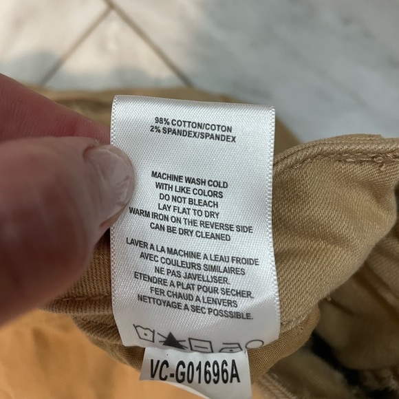 Vigoss women’s Duu Dylan wide barrel leg khaki color crop pants waist 31 - Picture 5 of 10